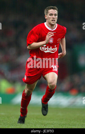 MICHAEL OWEN Liverpool FC Millennium Stadium Cardiff Galles 02 Marzo 2003 Foto Stock