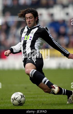 HUGO VIANA Newcastle United FC St James Park Newcastle Inghilterra 01 Marzo 2003 Foto Stock