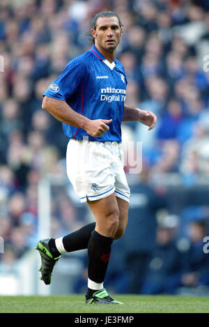 LORENZO AMORUSO Glasgow Rangers FC IBROX GLASGOW 15 Febbraio 2003 Foto Stock