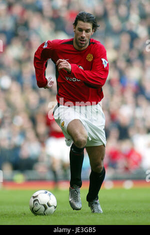 RUUD VAN NISTELROOY DEL MANCHESTER UNITED FC OLD TRAFFORD MANCESTER 09 Febbraio 2003 Foto Stock