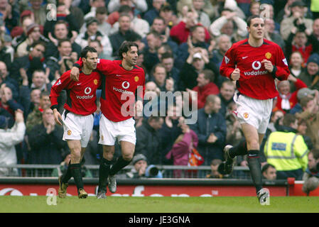 RYAN vedi figg. *** Ruud Van Nistelrooy MANCHESTER UNITED V West Ham OLD TRAFFORD MANCESTER 26 Gennaio 2003 Foto Stock