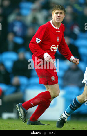 NEIL MELLOR Liverpool FC MAINE ROAD MANCHESTER 05 Gennaio 2003 Foto Stock