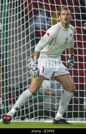 BORUT MAVRIC SLOVENIA HAMPDEN PARK GLASGOW Scozia 08 Settembre 2004 Foto Stock