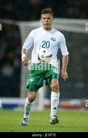 ZLATKO DEDIC SLOVENIA HAMPDEN PARK GLASGOW Scozia 08 Settembre 2004 Foto Stock