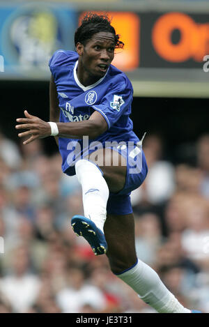 DIDIER DROGBA Chelsea FC STAMFORD BRIDGE CHELSEA Londra Inghilterra 15 Agosto 2004 Foto Stock