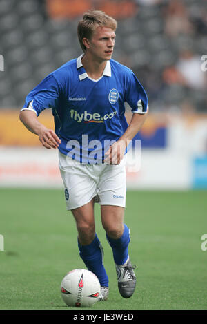 JESPER GRONKJAER Birmingham City FC KC Stadium Hull Inghilterra 31 Luglio 2004 Foto Stock