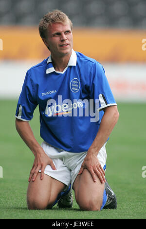 JESPER GRONKJAER Birmingham City FC KC Stadium Hull Inghilterra 31 Luglio 2004 Foto Stock