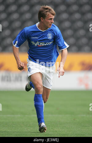 JESPER GRONKJAER Birmingham City FC KC Stadium Hull Inghilterra 31 Luglio 2004 Foto Stock