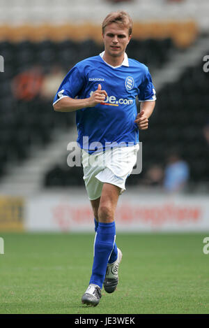 JESPER GRONKJAER Birmingham City FC KC Stadium Hull Inghilterra 31 Luglio 2004 Foto Stock