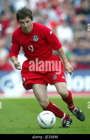 JOHN OSTER GALLES & Sunderland FC RACECOURSE FROUND WREXHAM GALLES 30 Maggio 2004 Foto Stock