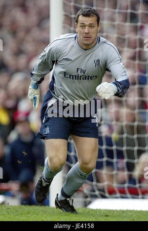 NEIL SULLIVAN Chelsea FC HIGHBURY Londra Inghilterra 15 Febbraio 2004 Foto Stock