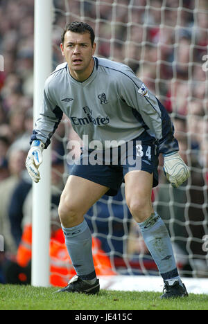 NEIL SULLIVAN Chelsea FC HIGHBURY Londra Inghilterra 15 Febbraio 2004 Foto Stock