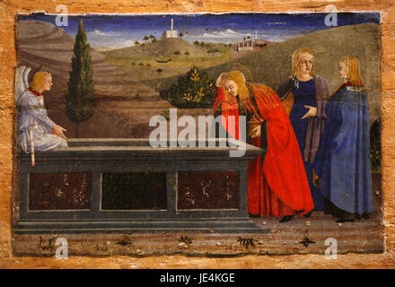 Sansepolcro: Museo di Piero della Francesca: restaurato dipinto di Piero della Francesca parte del polittico della Madonna della Misericordia Foto Stock