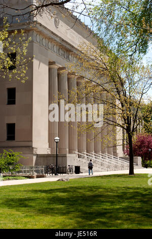 Angell Hall University of Michigan campus in Ann Arbor, Michigan Foto Stock