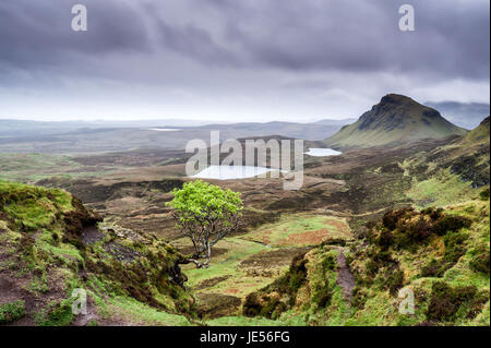 Il Quirang sull'Isola di Skye in Scozia Foto Stock