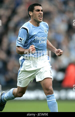 CLAUDIO REYNA Manchester City V Portsmouth città dello sport Manchester Inghilterra 27 Agosto 2005 Foto Stock