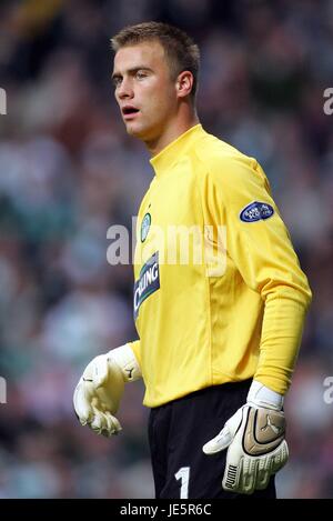 ARTUR BORUC Glasgow Celtic FC TESTA PARK STADIUM CELTIC PARK GLASGOW 15 Ottobre 2005 Foto Stock