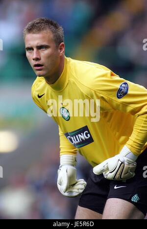 ARTUR BORUC Glasgow Celtic FC TESTA PARK STADIUM CELTIC PARK GLASGOW 15 Ottobre 2005 Foto Stock