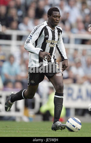 SHOLA AMEOBI Newcastle United FC.ST JAMES PARK NEWCASTLE 28 Agosto 2005 Foto Stock