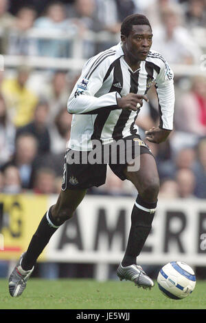 SHOLA AMEOBI Newcastle United FC.ST JAMES PARK NEWCASTLE 28 Agosto 2005 Foto Stock