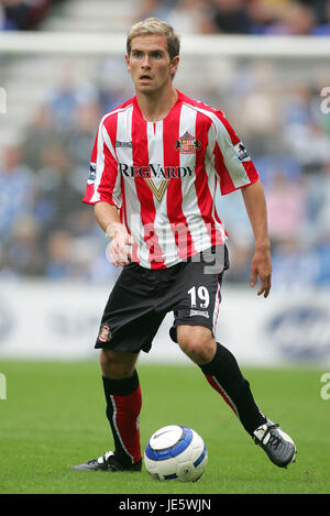 MARTIN BOSCHI SUNDERLAND FC JJB Stadium WIGAN 27 Agosto 2005 Foto Stock