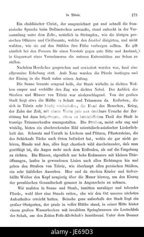 Brugsch Reise nach Persien i 1897 si riferisce al primo volume del racconto di viaggio di Heinrich Brugsch pubblicato nel 1897, che descrive il suo viaggio attraverso la Persia. Il libro offre approfondimenti sulla cultura, la geografia e la società persiana durante la fine del XIX secolo. Foto Stock
