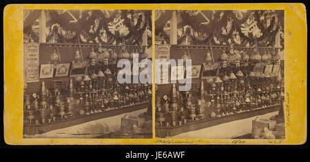 La fotografia di Carleton Watkins, scattata al Mechanics' Institute, cattura una visione storica dell'istituzione di San Francisco. Watkins era noto per il suo lavoro pionieristico nella fotografia paesaggistica e architettonica, contribuendo in modo significativo alla documentazione visiva dell'America del XIX secolo. Foto Stock