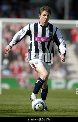 ZOLTAN GERA West Bromwich Albion FC RIVERSIDE STADIUM MIDDLESBROUGH Inghilterra 23 aprile 2005 Foto Stock