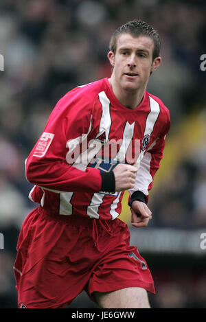 MICHAEL TONGE SHEFFIELD UNITED FC BRAMALL LANE SHEFFIELD 08 Gennaio 2005 Foto Stock