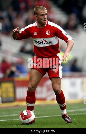 LEE CATTERMOLE MIDDLESBROUGH FC RIVERSIDE STADIUM MIDDLESBROUGH INGHILTERRA 14 Ottobre 2006 Foto Stock