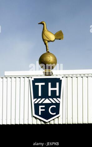 CLUB CREST Tottenham Hotspur FC White Hart Lane Londra Inghilterra 01 Ottobre 2006 Foto Stock