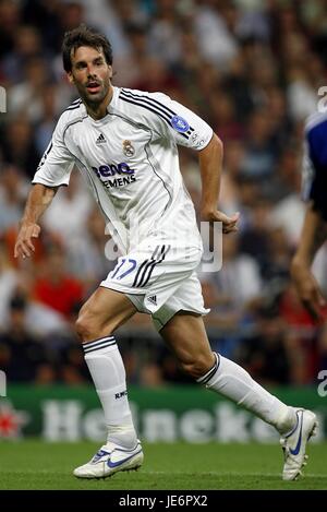 RUUD VAN NISTELROOY REAL MADRID CF IL BERNABEU MADRID Spagna 26 Settembre 2006 Foto Stock