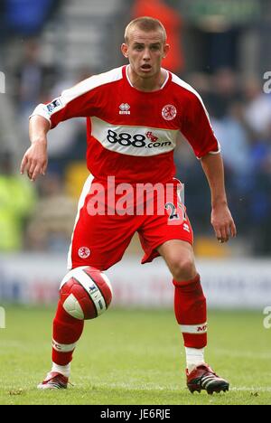 LEE CATTERMOLE MIDDLESBROUGH FC Reebok Stadium Bolton Inghilterra 16 Settembre 2006 Foto Stock