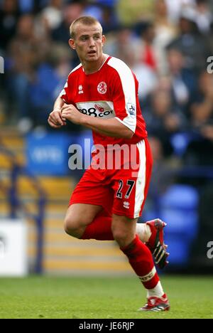 LEE CATTERMOLE MIDDLESBROUGH FC Reebok Stadium Bolton Inghilterra 16 Settembre 2006 Foto Stock