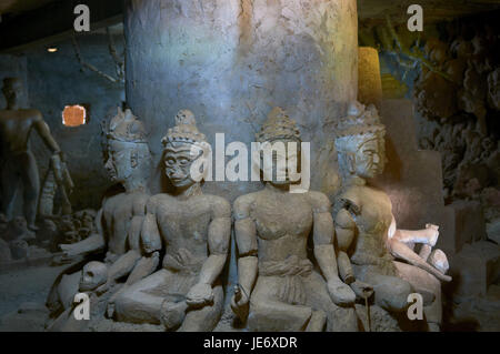 Laos, provincia di Vientiane, Xieng Khuan, Buddha Park, nel 1958, Buddha-Statuen, Indù, Buddisti, Foto Stock