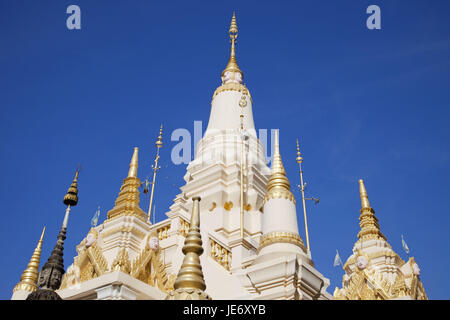 Cambogia, Phnom Penh, Wat Botum, Stupa le reliquie del Buddha, esterno, Foto Stock