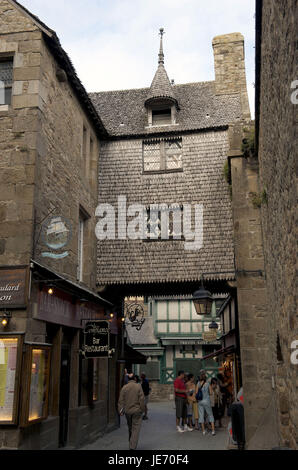 Europa, Francia, Bretagna, alcuni, turistico sul Mont st. Michel, Foto Stock