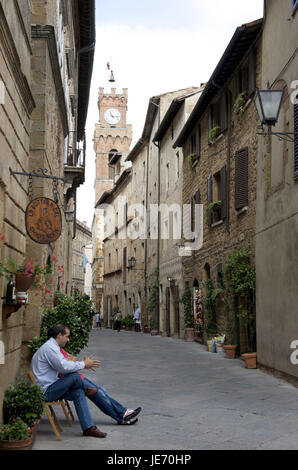 L'Italia, Europa, Toscana, Val d'Orcia, Pienza, Foto Stock