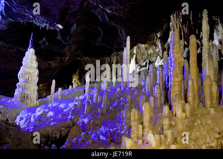 Germania, Sud della Germania, il Land della Baviera, Franconia, Alta Franconia, la Svizzera francone, Pottenstein, devil's pit, Foto Stock
