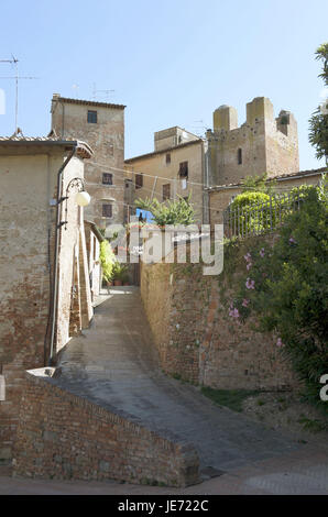 L'Italia, Toscana, Certaldo Alto, Foto Stock