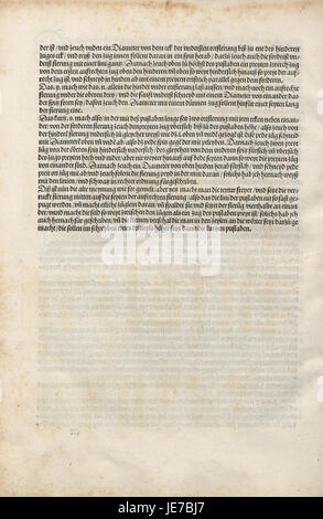 Il "Underweysung der Messung" di Albrecht Dürer, datato 1525, è un trattato sulla misurazione e sui principi geometrici. Pagina 138 si concentra sulla comprensione matematica e l'applicazione della geometria, mostrando le abilità di Dürer sia in arte che in matematica, illustrando il suo contributo alla fusione di arte e scienza del Rinascimento. Foto Stock