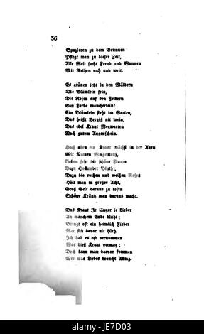 Il titolo si riferisce a una raccolta di canzoni popolari tedesche di Heidelberg, che mostrano canzoni e racconti tradizionali del passato. Queste canzoni popolari rappresentano un elemento culturale e storico della musica tedesca. Foto Stock