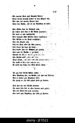 Altteutsche Volks-Meisterlieder è una raccolta di vecchie canzoni popolari tedesche. Questo volume di Heidelberg include la classica musica folk tedesca dei secoli precedenti, che riflette le tradizioni culturali del tempo. Foto Stock
