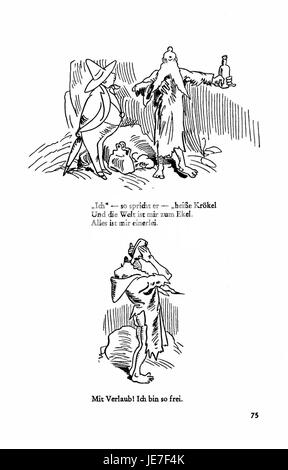 Un'immagine di "Busch Werke", volume 3, pagina 73, dettagli non specificati, che mostrano il contenuto e il design della pubblicazione. Foto Stock