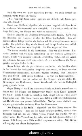 "Brugsch Reise nach Persien i 079" si riferisce a una pagina del libro di viaggio di Heinrich Brugsch "Reise nach Persien", che documenta il suo viaggio attraverso la Persia (Iran moderno). Il libro fornisce approfondimenti sulla geografia, la cultura e la storia della regione. Foto Stock