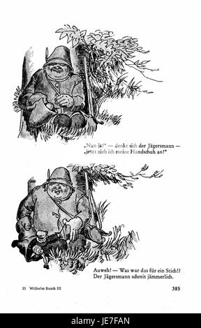 "Busch Werke v3 p 383" si riferisce a un'immagine o stampa della serie "Busch Werke", che mostra varie scene culturali, artistiche o storiche. Foto Stock