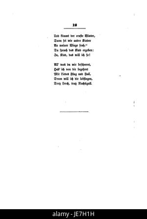 Le opere raccolte di Clemens Brentano, un importante scrittore tedesco, sono compilate in questo volume. La prima parte dei suoi scritti copre le sue poesie, storie e contributi letterari. Foto Stock