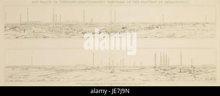 Giorno & Son (British, attivo 1850s - 1880) - Panorama dell'altopiano di Sebastopol. - Foto Stock