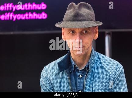 Edinburgh, Regno Unito. Il 23 giugno, 2017. Ewen Bremner appare al Edinburgh International Film Festival di condividere le sue esperienze dell'industria cinematografica con i giovani. Credito: ricca di Dyson/Alamy Live News Foto Stock