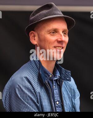 Edinburgh, Regno Unito. Il 23 giugno, 2017. Ewen Bremner appare al Edinburgh International Film Festival di condividere le sue esperienze dell'industria cinematografica con i giovani. Credito: ricca di Dyson/Alamy Live News Foto Stock